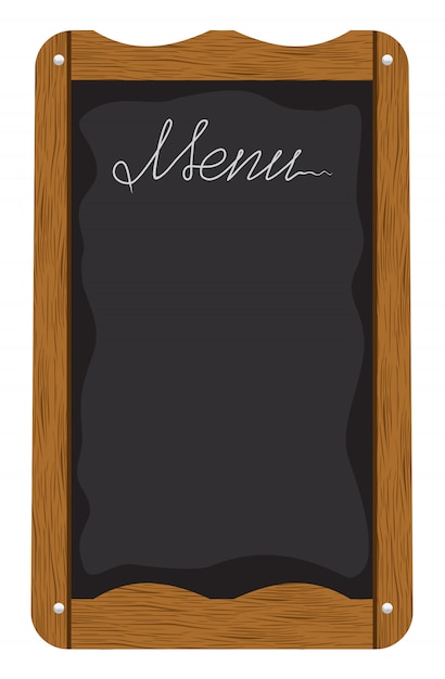 Tableau De Menu à L'extérieur D'un Restaurant Ou D'un Café