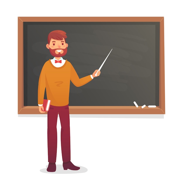 Tableau et professeur