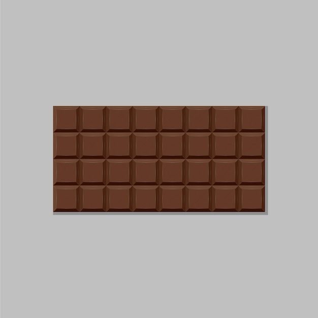 Tablette de chocolat brun