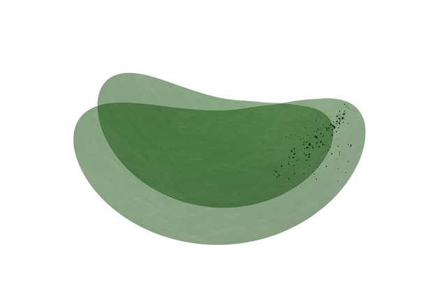 Tache Abstraite D'aquarelle Vert Foncé Pour La Conception