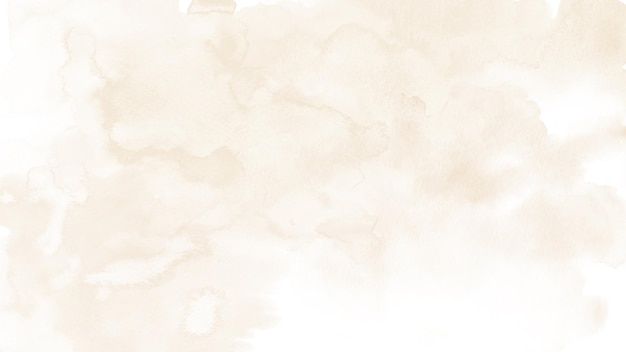 Tache d'aquarelle beige abstraite pour le fond