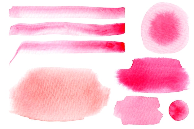 Tache d&#39;aquarelle rose