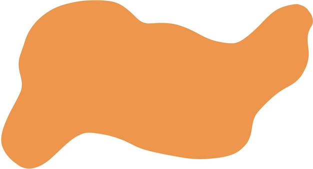 Vecteur taches abstraites orange