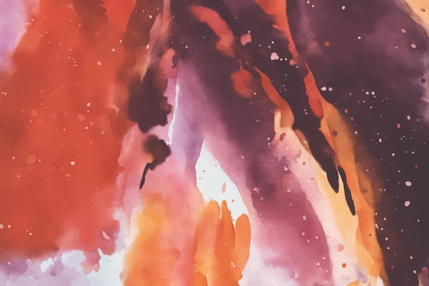 Taches d'aquarelle abstrait