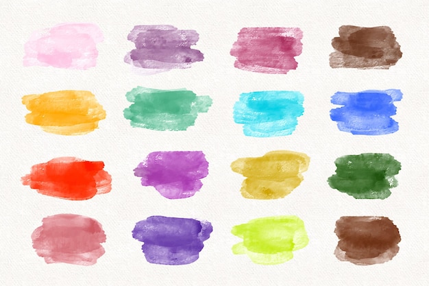 Taches D'aquarelle Peintes à La Main