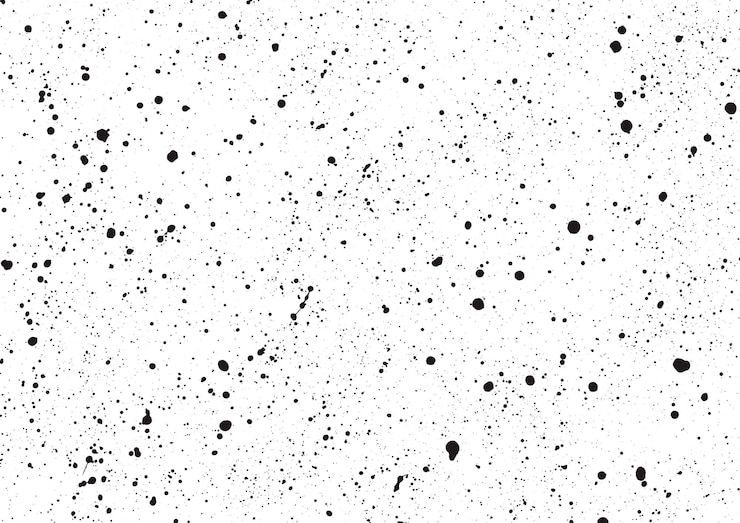Vecteur taches d'encre grunge fond urbain texture vecteur poussière superposition grain de détresse peinture noire éclaboussures dir