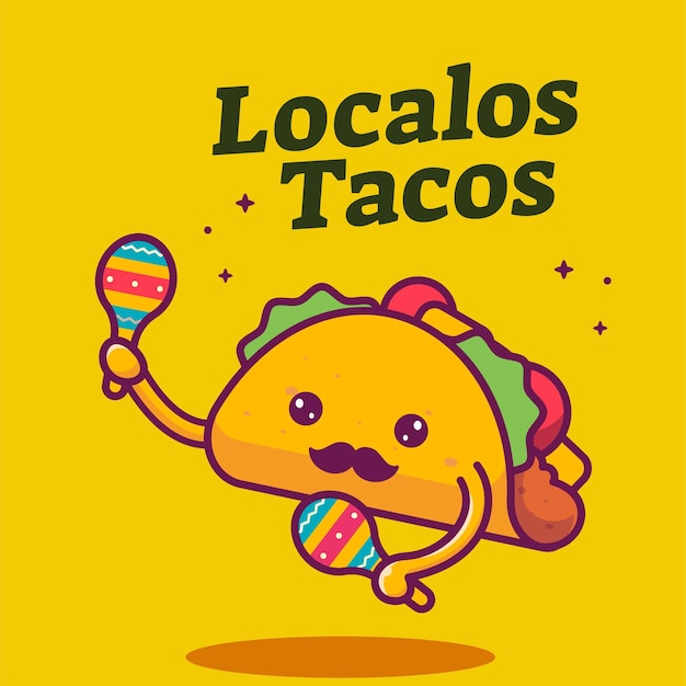 Taco National Taco Day Illustration Graphiques Vectoriels