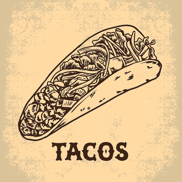 Vecteur tacos