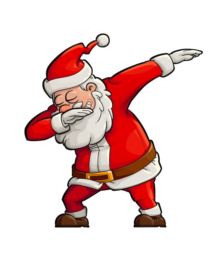 Vecteur tamponner, père noël, illustration