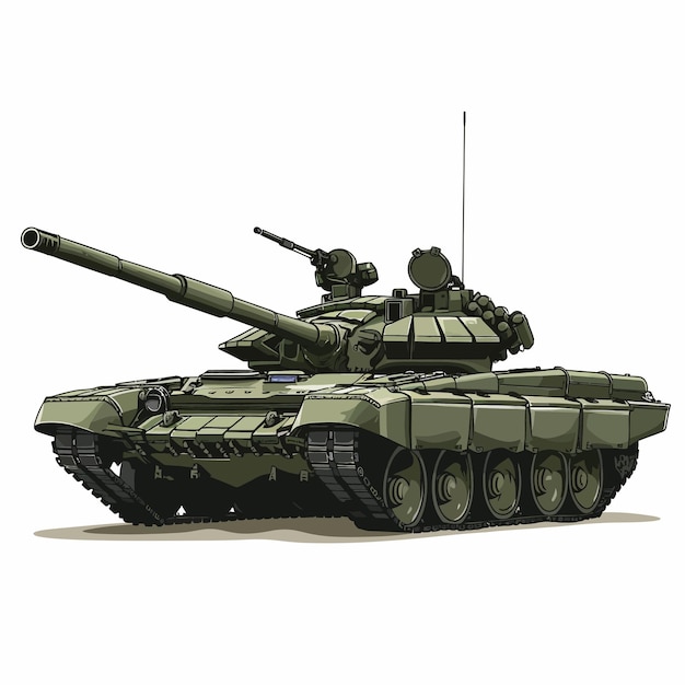 Vecteur tank_de_l'armée_russe_vecteur_illustration