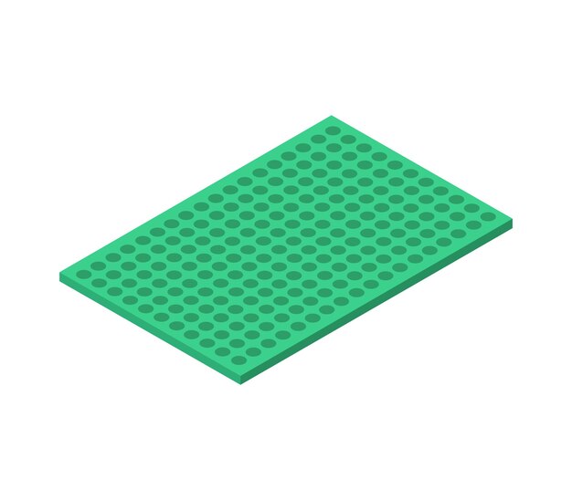 Tapis De Salle De Bain Isométrique