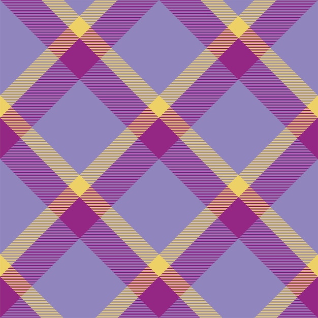 Tartan Ecosse Vecteur De Motif à Carreaux Sans Couture Tissu De Fond Rétro Texture Géométrique Carrée De Couleur De Chèque Vintage Pour La Conception De Papier Peint De Carte-cadeau De Papier D'emballage D'impression Textile