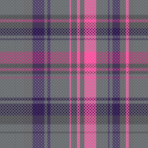 Tartan Ou Motif à Carreaux De Couleur Foncée