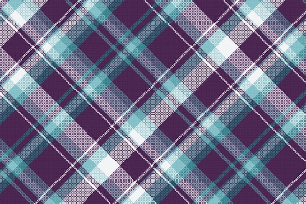 Tartan ou motif de couleur d'hiver à carreaux