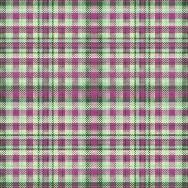 Vecteur tartan ou motif de couleur rétro à carreaux