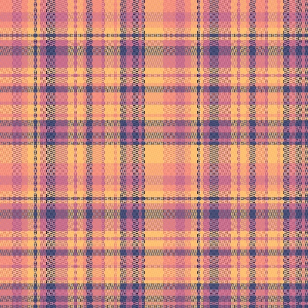 Tartan Ou Motif De Couleur Rétro à Carreaux