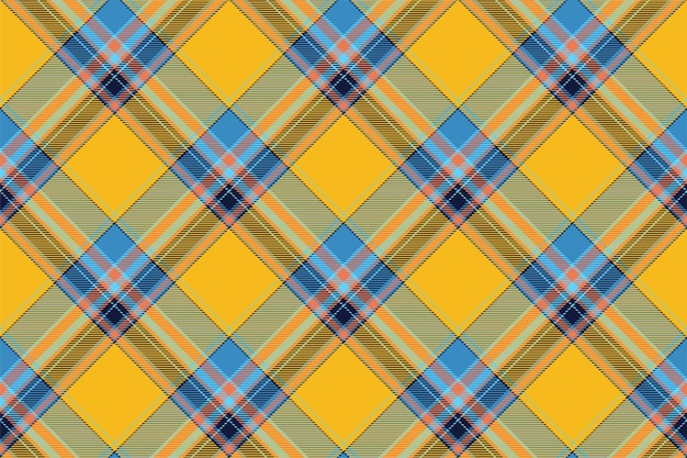 Tartan Plaid Fond Diagonale Vérifier Modèle Sans Couture Vecteur Texture De Tissu Pour Impression Textile Papier D'emballage Papier Peint Carte-cadeau