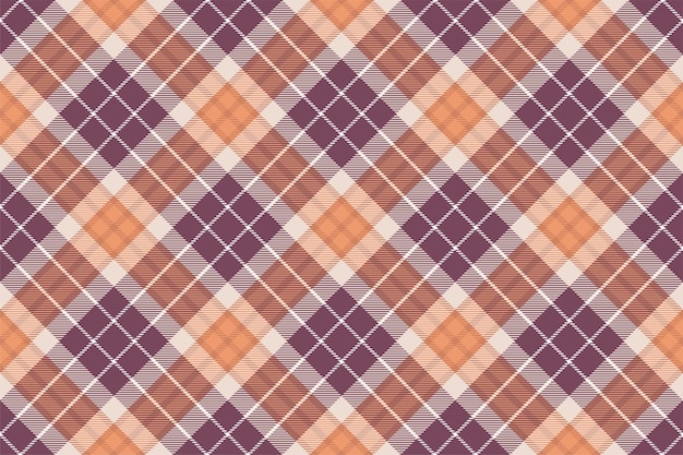 Tartan plaid fond diagonale vérifier modèle sans couture vecteur texture de tissu pour impression textile papier d'emballage papier peint carte-cadeau