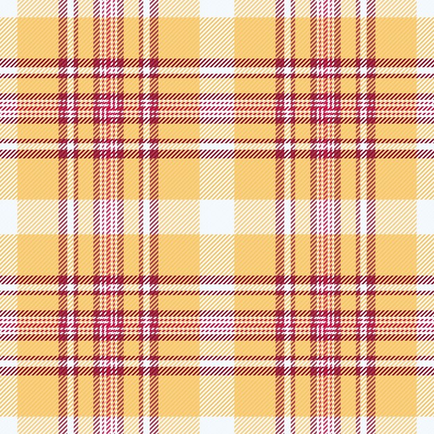 Tartan Sans Couture Vectoriel De Tissu De Fond Textile Avec Un Plaqué De Contrôle De La Texture Du Motif