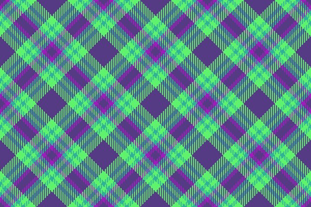 Tartan textile de fond Vector texture transparente motif à carreaux tissu vérifier