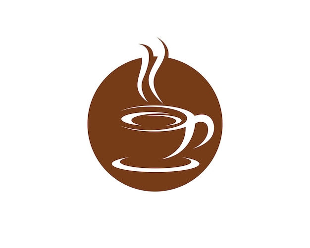 Tasse à café Logo Template