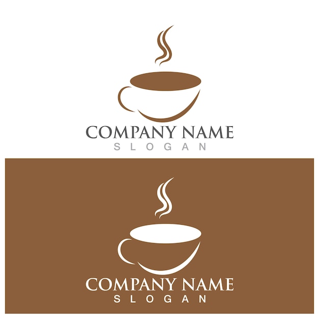 Tasse à Café Logo Template