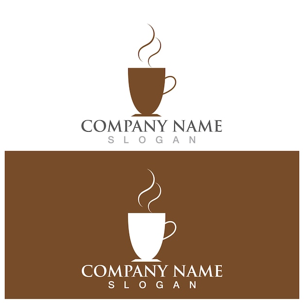 Tasse à Café Logo Template