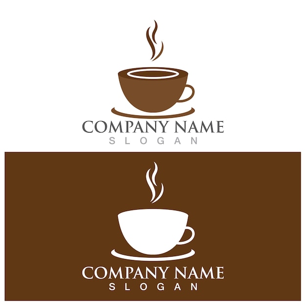 Tasse à Café Logo Template