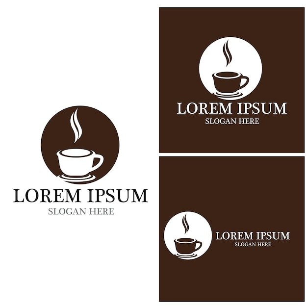 Tasse à Café Logo Template