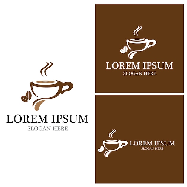 Tasse à Café Logo Template