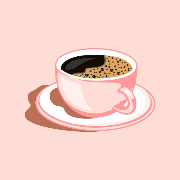 Vecteur une tasse de café logo