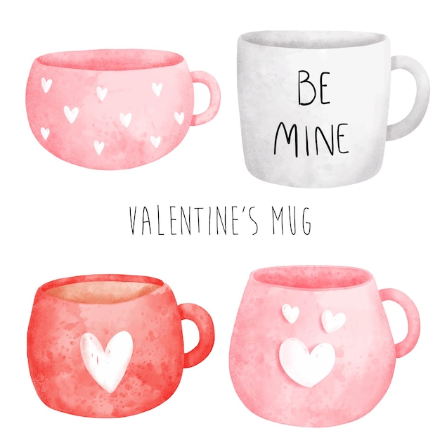 Tasse De La Saint-valentin. Tasse à Café Pour La Saint-valentin