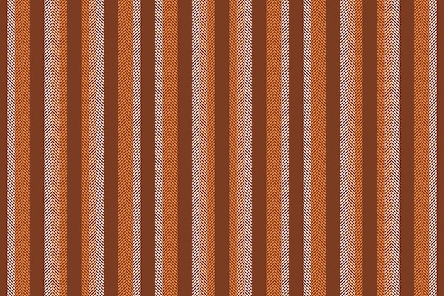 Tastel lignes textiles surface rayée tissu à motif sans couture fond vectoriel vertical d'écran en couleurs orange et blanc