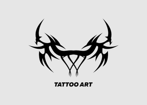 TATOUAGE TRIBAL MONSTER MOTIF ART