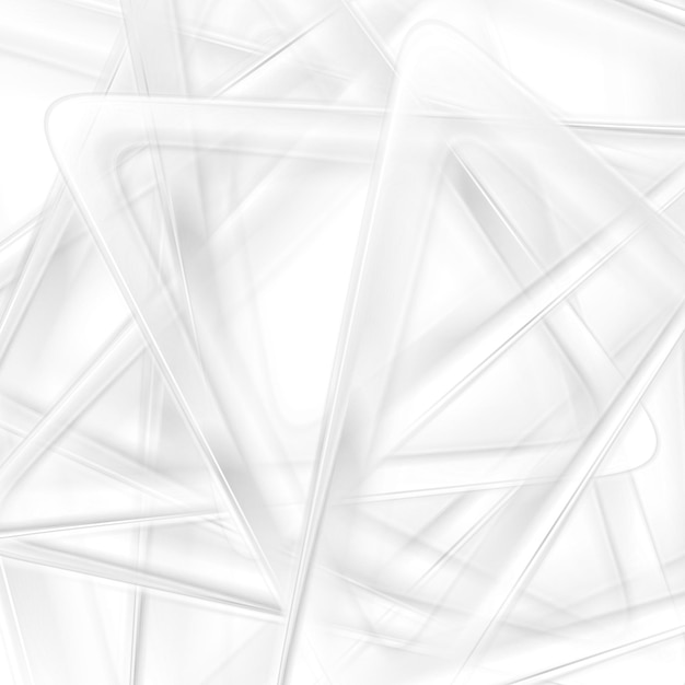 Vecteur tech abstrait triangles gris clair arrière-plan géométrique conception vectorielle polygonale