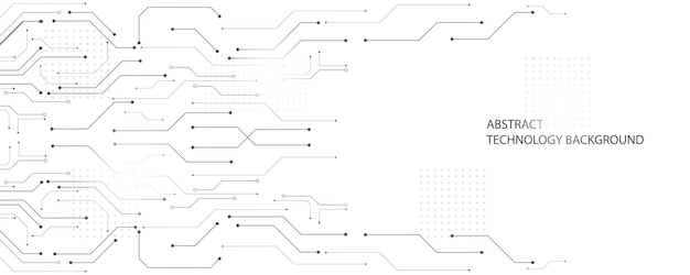 Technologie Abstraite Fond Illustration Innovation Fond Concept De Communication Hitech