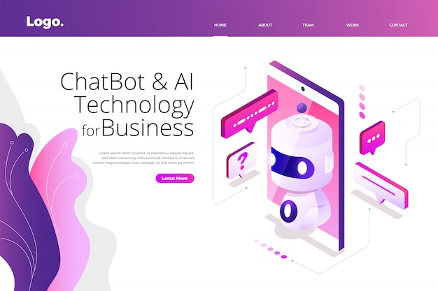 Technologie de chatbot isométrique