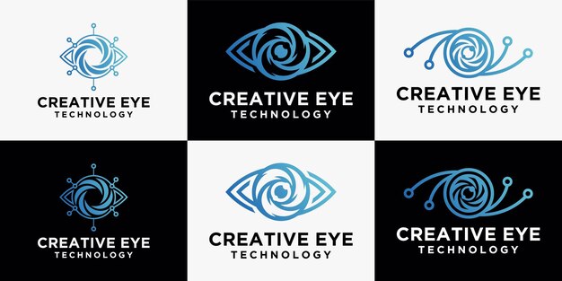 Technologie Eye Logo Design Eye Logo Surveillance Eye Technologie