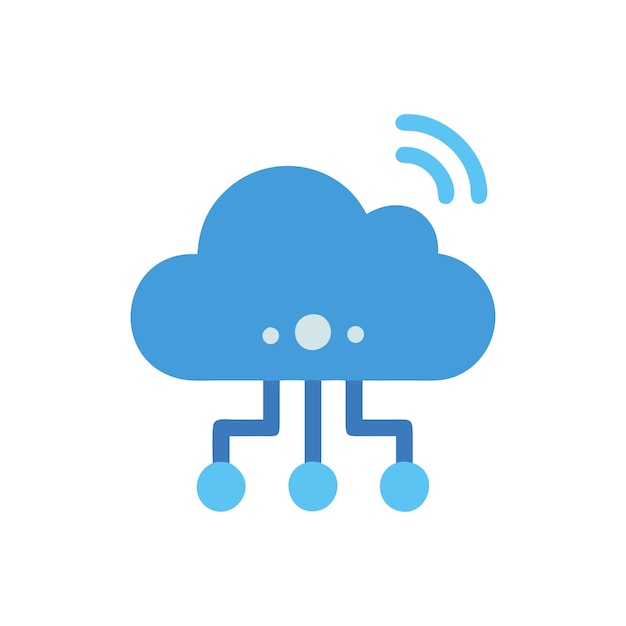 Technologie d'icône de cloud computing et vecteur d'appareil pour les sites Web d'interface utilisateur et les applications mobiles
