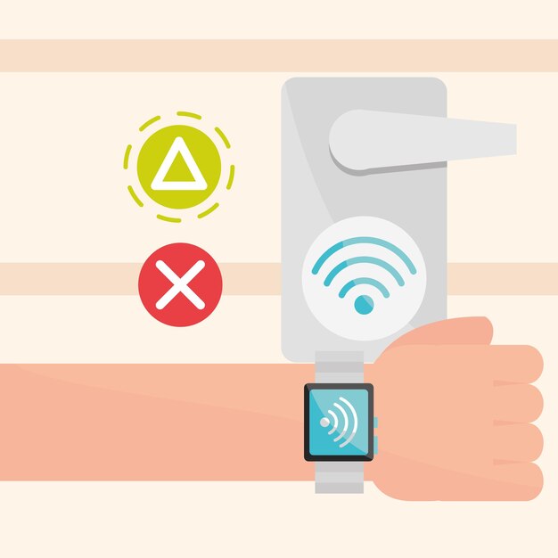 Technologie NFC sans contact