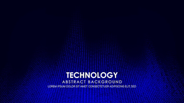 La technologie numérique diffuse un concept ultra-rapide fond futuriste abstrait