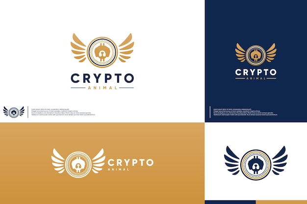 technologie de paiement numérique avec concept d'animal design de logo de chien vecteur