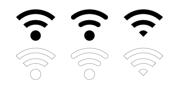 Technologie Sans Fil Technologie Mondiale Illustration Vectorielle Eps 10