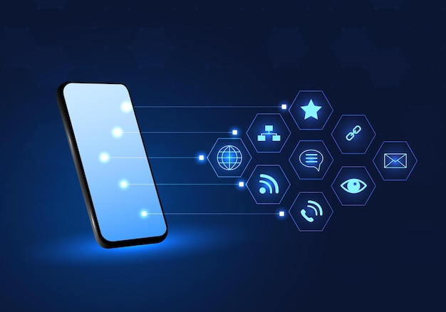 La technologie des smartphones qui permet un accès rapide à la technologie intelligente en ligne à la fois