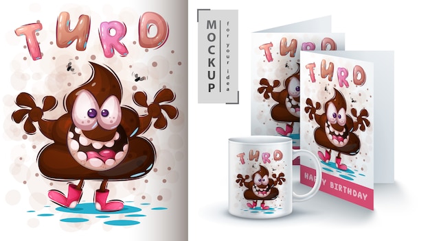 Teddy Turd Mignon - Affiche Et Merchandising.