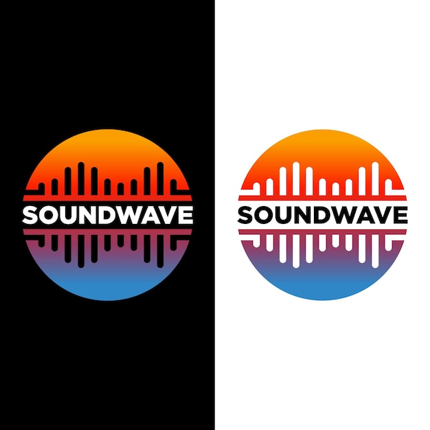 Télécharger Le Modèle De Conception De Logo Soundwave