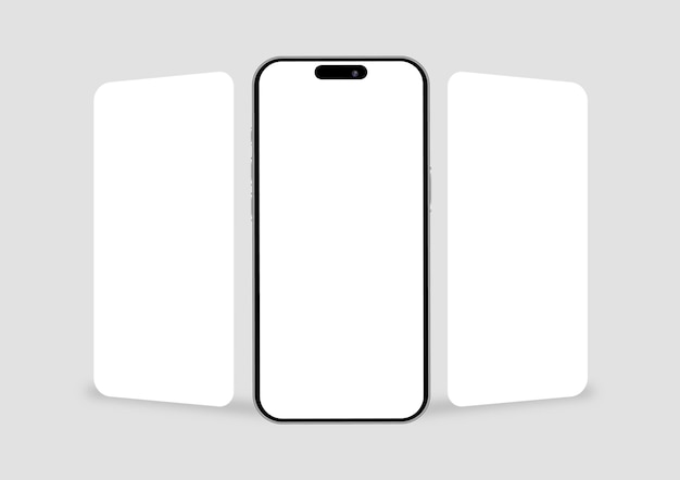 un téléphone blanc avec un boîtier noir qui dit iPhone