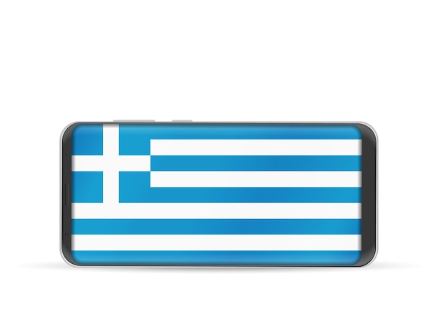 Téléphone intelligent drapeau Grèce