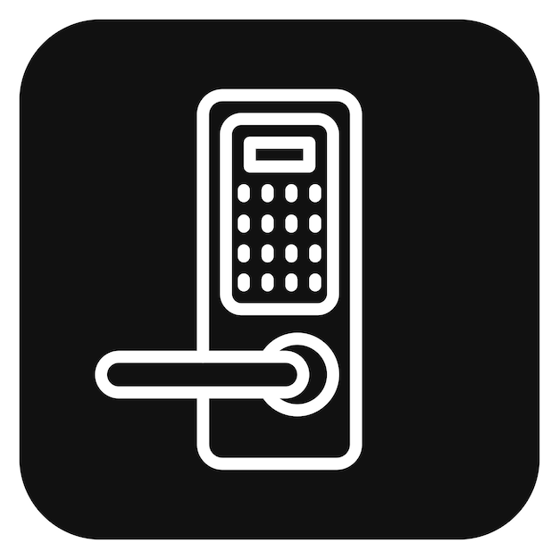Un Téléphone Portable Noir Et Blanc Avec Un Bouton Qui Dit Calculateur