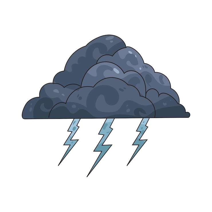 Vecteur une tempête